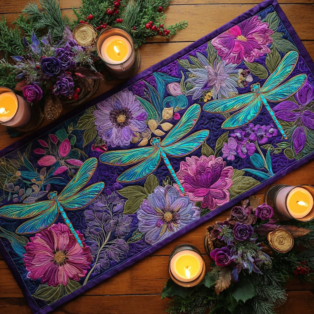 Magical Wings XR2511006CL Quilted Table Runner