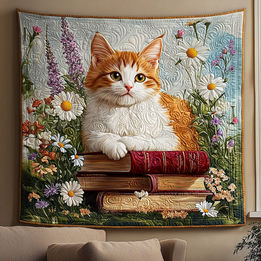 Wise Ginger Cat QA0901008CL Quilt