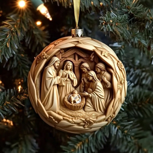 Christian Star Of Hope WN1610046CL Christmas Ornament
