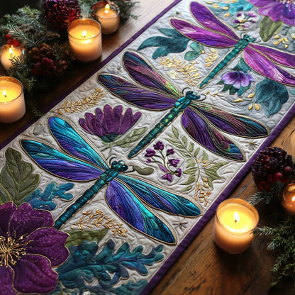 Iridescent Wings XR2511009CL Quilted Table Runner