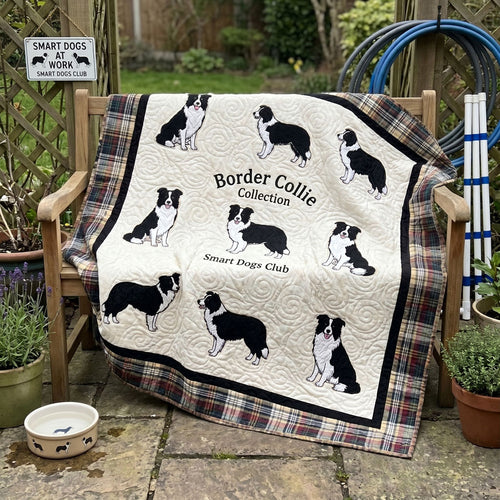 Border Collie Smart Dogs WN2805006CL Quilt