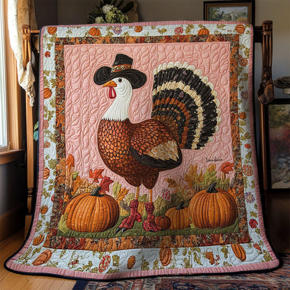 Western Turkey Feast WN0801031CL Quilt