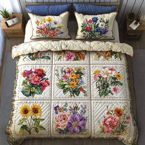 Beautiful Flower Garden CW1301026CL Duvet Cover Set