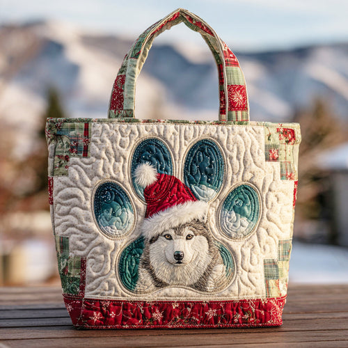 Husky Dream CW0611043CL Quilted Tote Bag