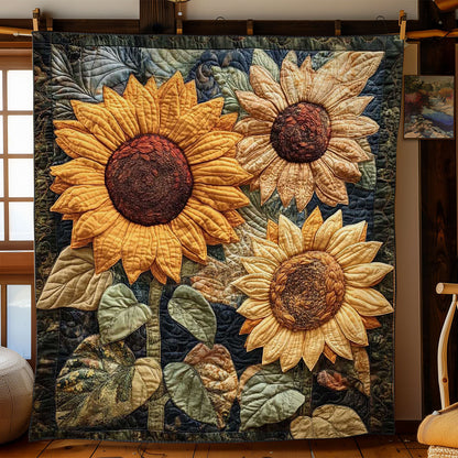 Sunflower Harmony WN1302030CL Quilt