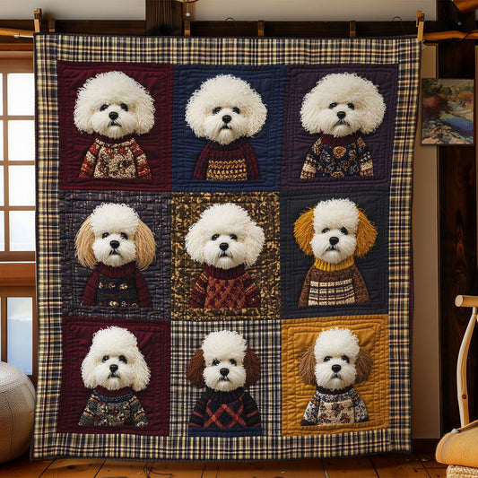 Bichon Winter Charm WN2301034CL Quilt