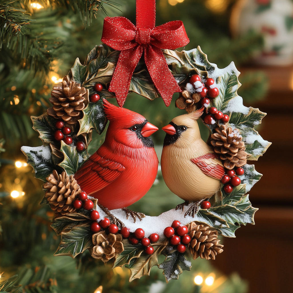 Cardinal Love CW1410014CL Christmas Ornament