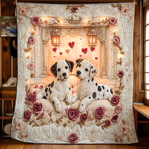 Dalmatian Love CW0601016CL Quilt