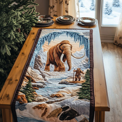 Majestic Woolly Mammoth WJ2105029CL Quilted Table Runner