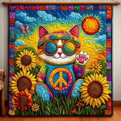 Peaceful Paws Cat KL0901006CL Quilt