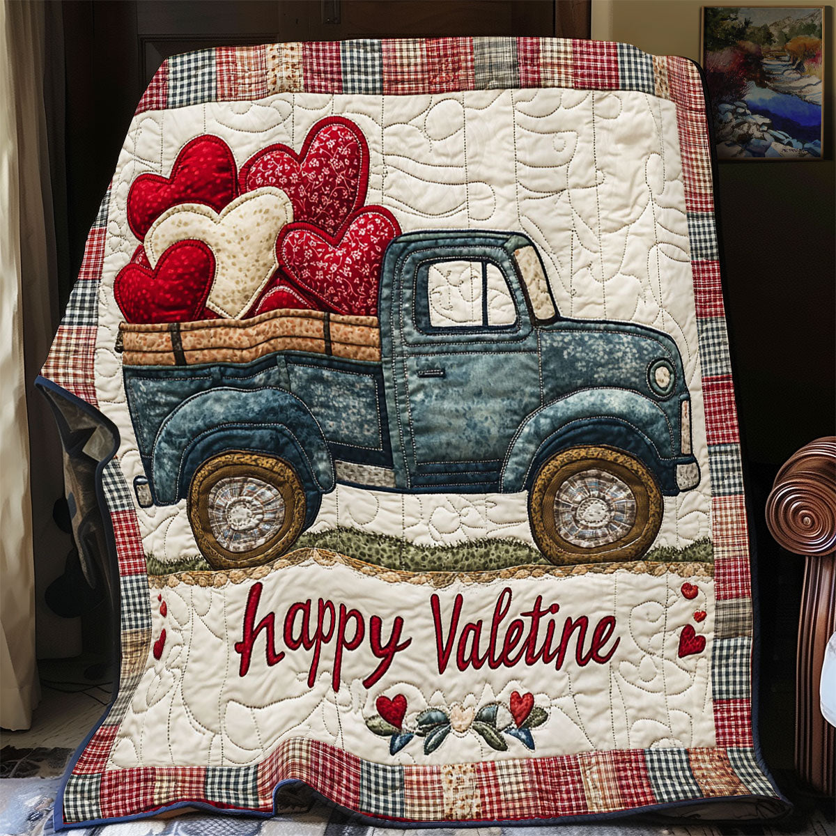 Cupid Truck CP1201124CL Quilt