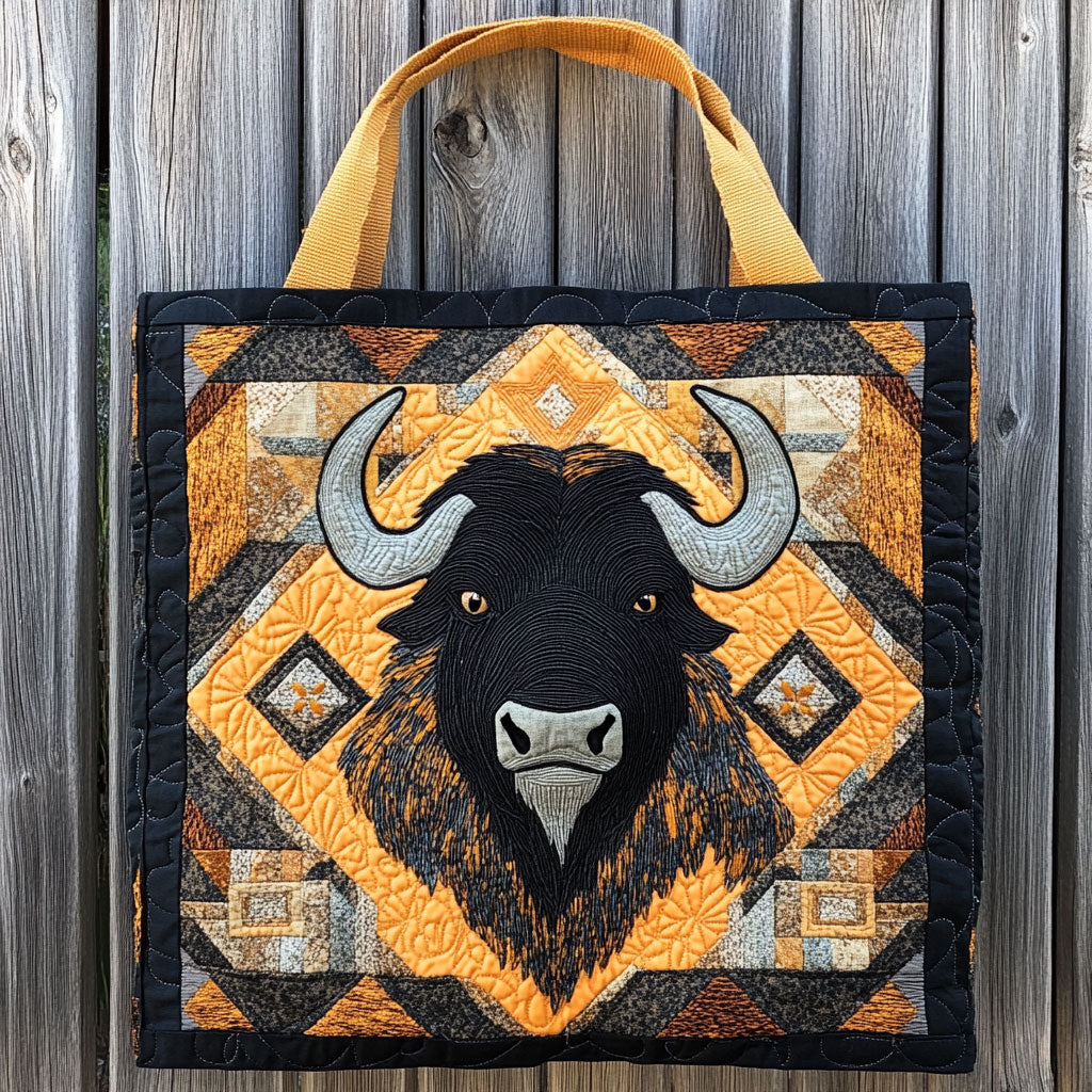 Wildloom Bison WN0901099CL Quilted Tote Bag