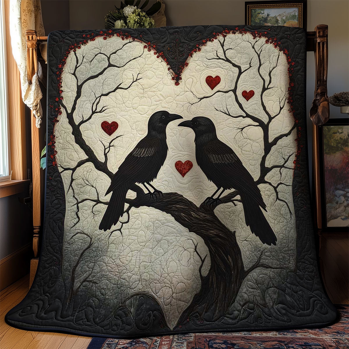 Enchanted Crow WN0702036CL Quilt