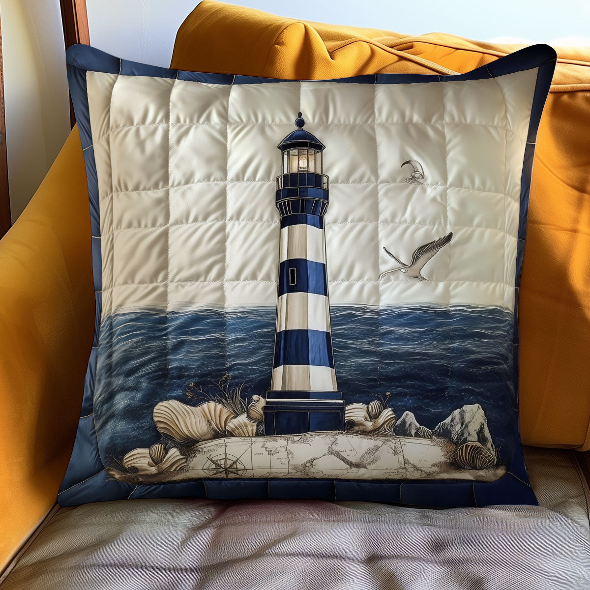 Twilight Lighthouse WN1704052CL Quilt Pillow Case
