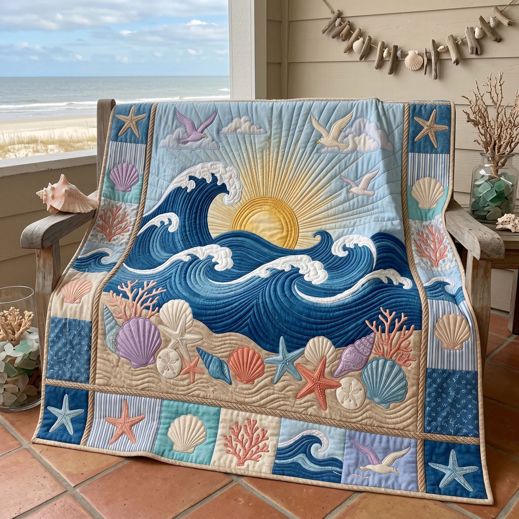 Coastal Sunrise WN2605005CL Quilt