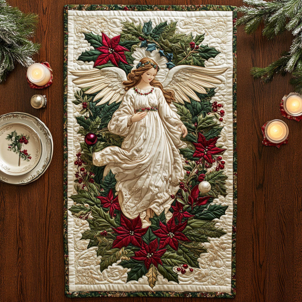 Blessing Angel CW1510011CL Quilted Table Runner – SnuggleDen