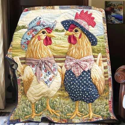 Rustic Lady Hens WP0603039CL Quilt