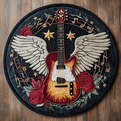 Sunset Guitar WN2204058CL Quilted Round Mat