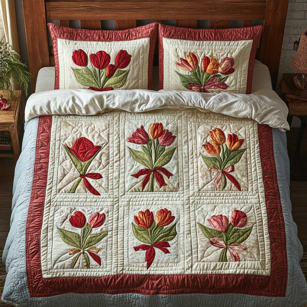 Tulips Garden WP0201055CL Duvet Cover Set