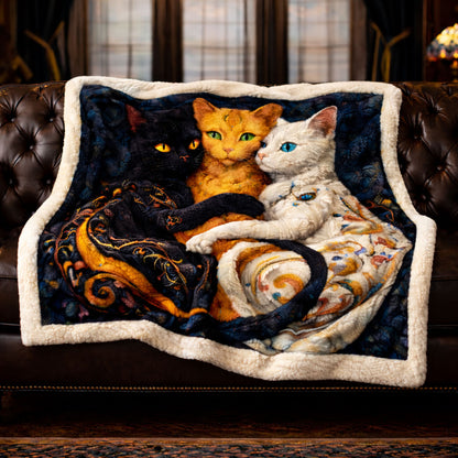 Whisper of Three Souls KL3101004CL Faux Fur Throw Blanket