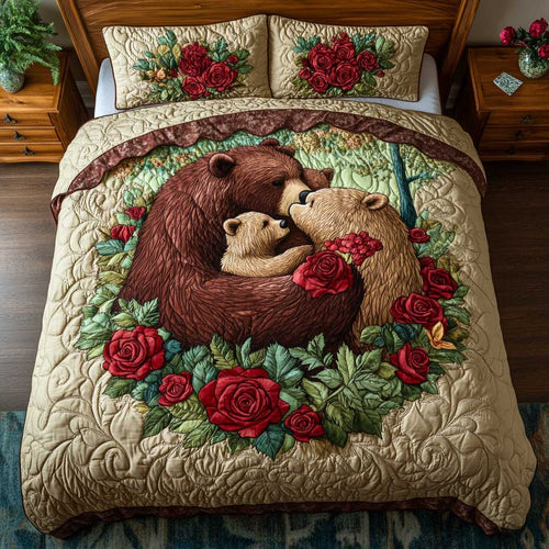 Adorable Bear Family WP2101022CL Duvet Cover Set