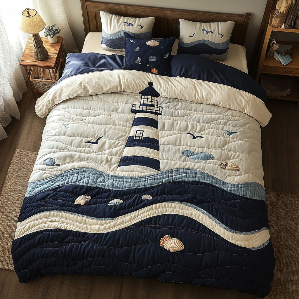 Harbor Light Lighthouse WN0801111CL Duvet Cover Set