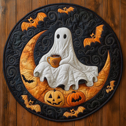 Twilight Ghost Tales WN2507078CL Quilted Round Mat