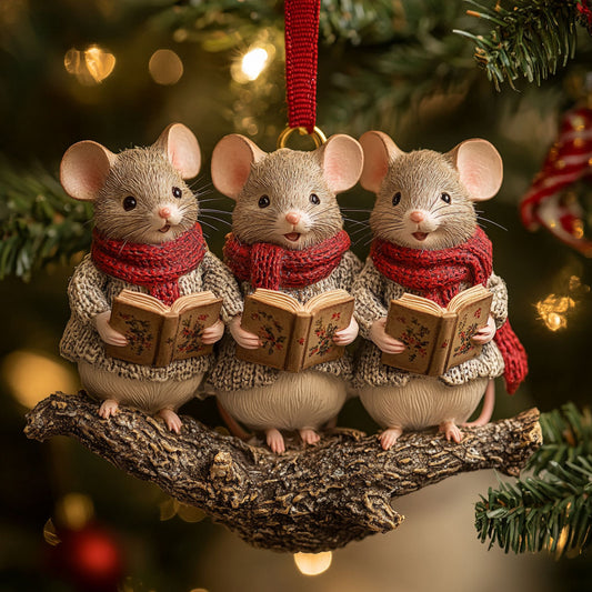 Cozy Harmony Mouse WN1311023CL Christmas Ornament