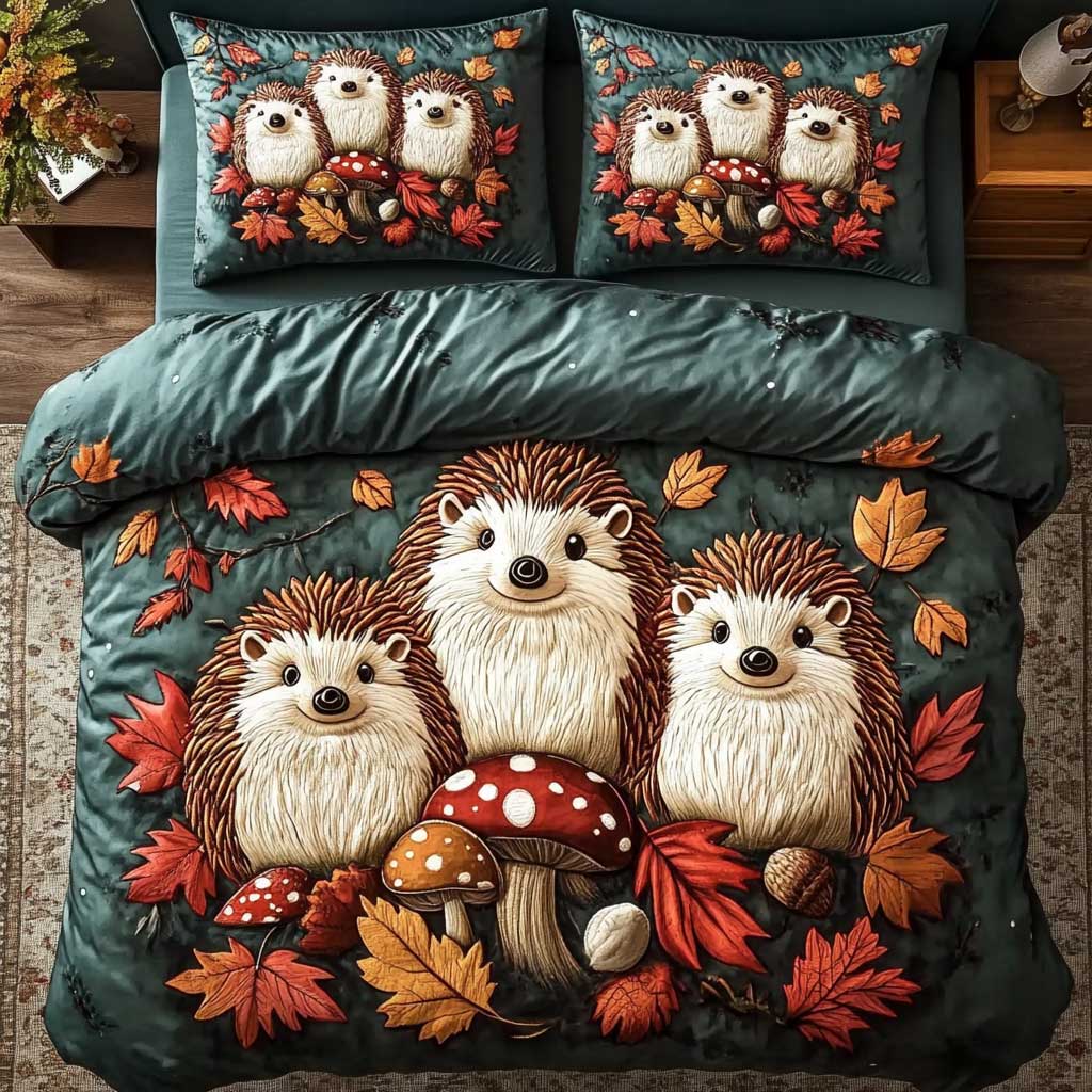 Hedgehog Hideout WN1203046CL Duvet Cover Set