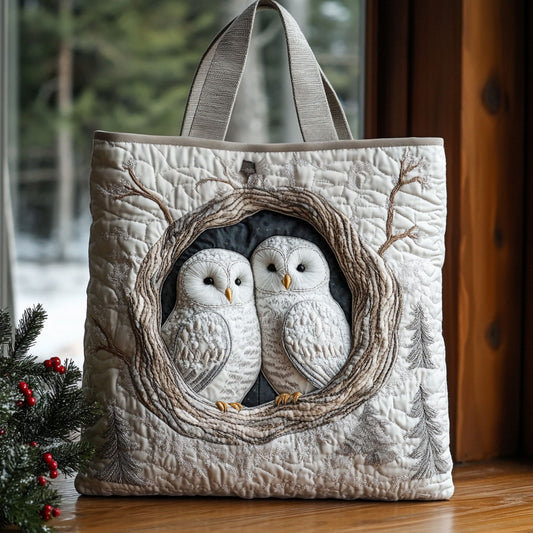 Owl Nest CP0112219CL Quilted Tote Bag