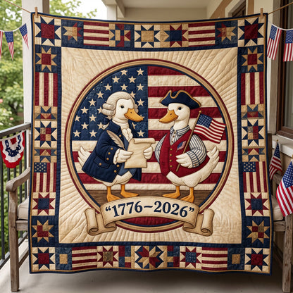 1776 Patriotic Duck Declaration WN1304001CL Quilt