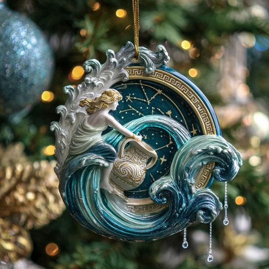 Aquarius Flow CP0912099CL Christmas Ornament