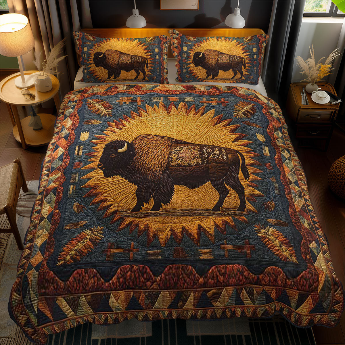 Sacred Bison WN0702096CL Duvet Cover Set