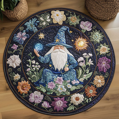 Celestial Gnome WN2208020CL Quilted Round Mat