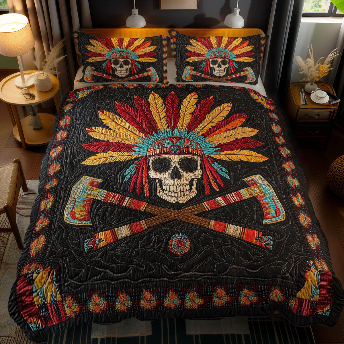 Skull Of Valor WN2101047CL Duvet Cover Set