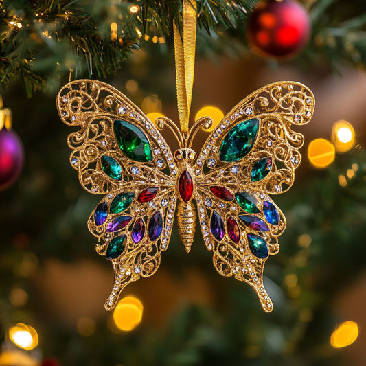 Emerald Butterfly CW2310017CL Christmas Ornament