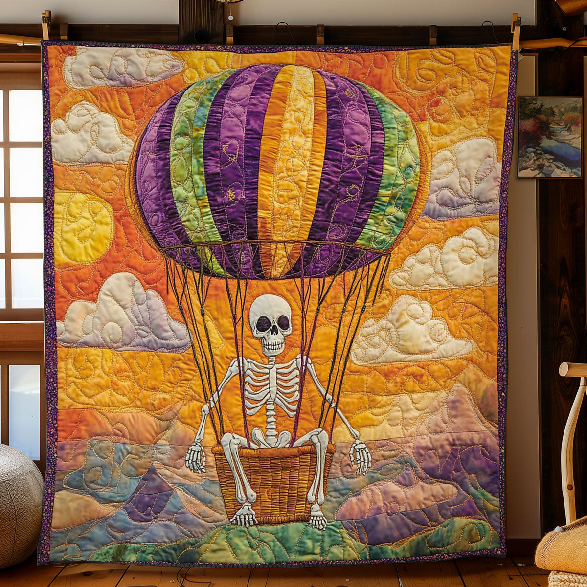 Hot Air Skeleton WN2201023CL Quilt