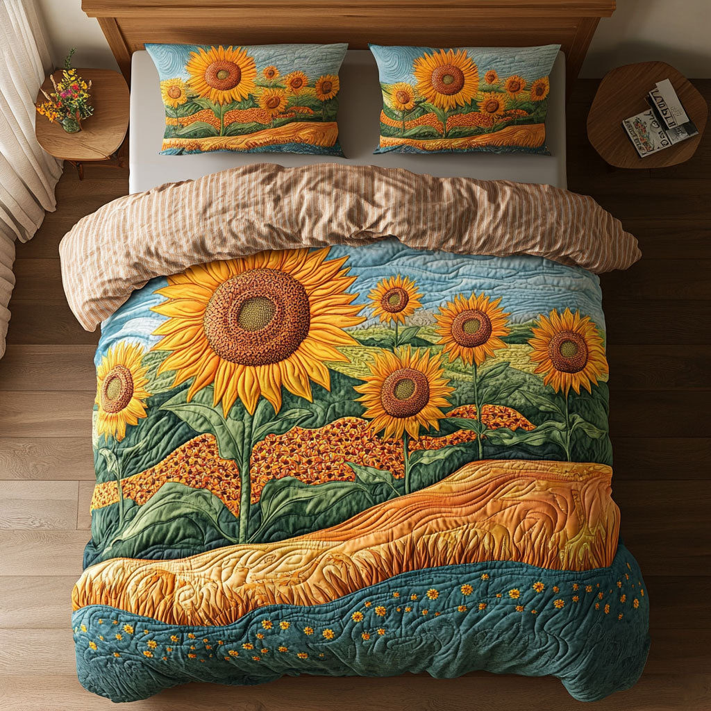 Prairie Sunflower WN1701056CL Duvet Cover Set
