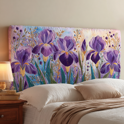 Iris Hill XR3012004CL Quilted Headboard Slipcover
