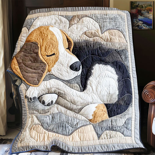 Adorable Sleeping Beagle WP0602010CL Quilt