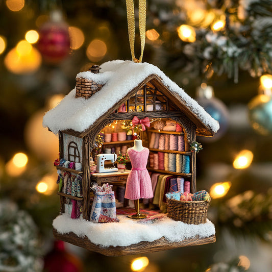 Sewing Cottage CP2611113CL Christmas Ornament