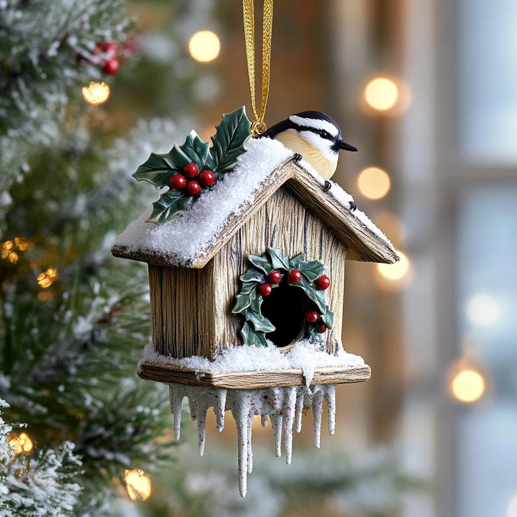 Winter Home Chickadee WN2210067CL Christmas Ornament