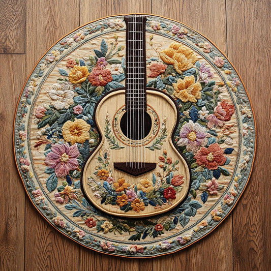 Guitar Dream WN0506027CL Quilted Round Mat