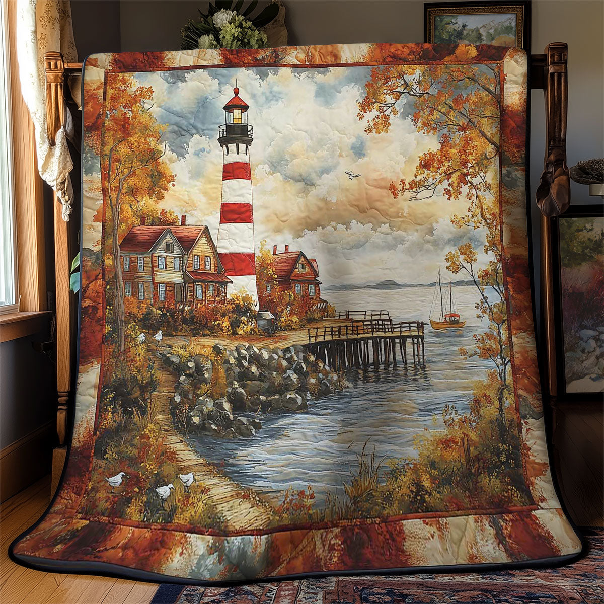 Beacon Lighthouse WN0502015CL Quilt