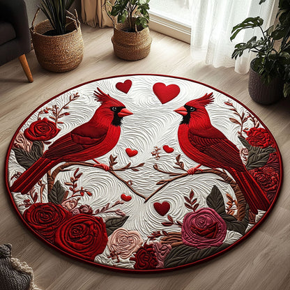 Cardinal Love QA1201010CL Quilted Round Mat
