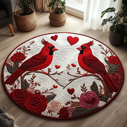 Cardinal Love QA1201010CL Quilted Round Mat