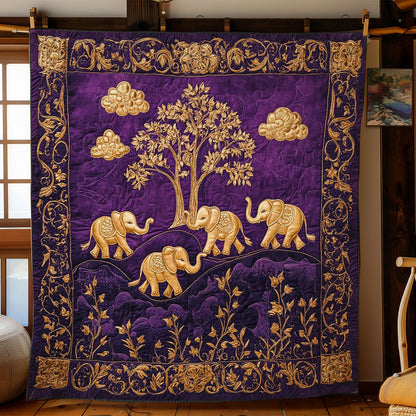 Golden Elephant Harmony WN1103013CL Quilt