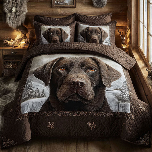 Winter Labrador CW3010030CL Duvet Cover Set