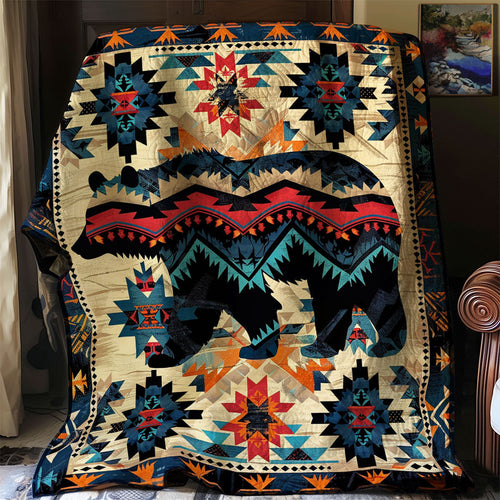 Tribal Bear WJ1704017CL Quilt