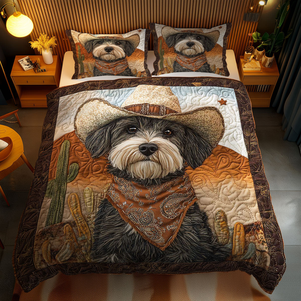 Desert Schnauzer WN0901069CL Duvet Cover Set